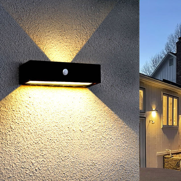 Modern Rectangular Aluminum Up Light