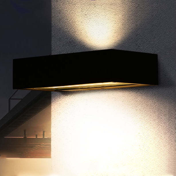 Modern Rectangular Aluminum Up Light