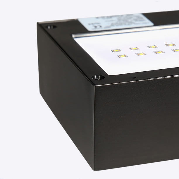 Modern Rectangular Aluminum Up Light