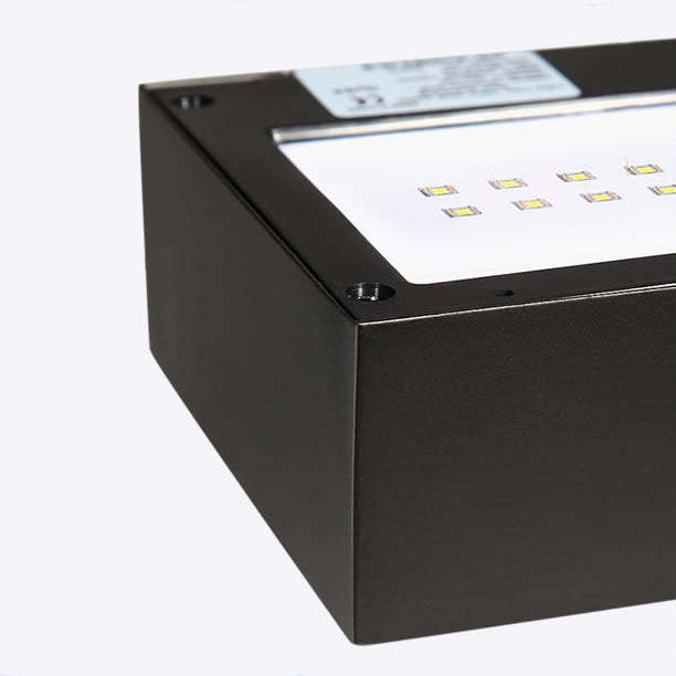Modern Rectangular Aluminum Up Light