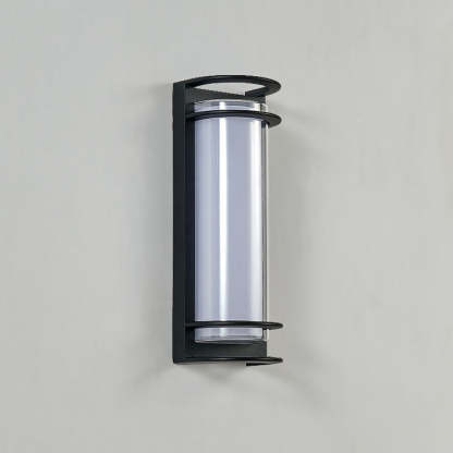 Industrial Aluminum Acrylic Cylinder LED Wall Sconce