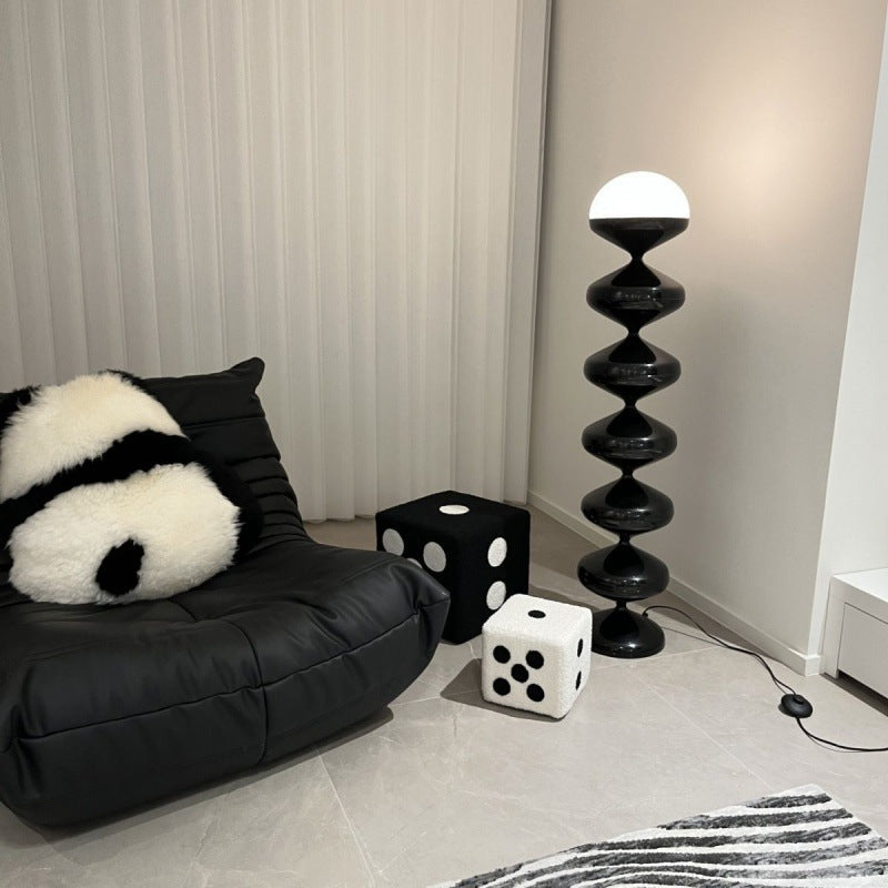 French Gourd Iron Acrylic Floor Lamp