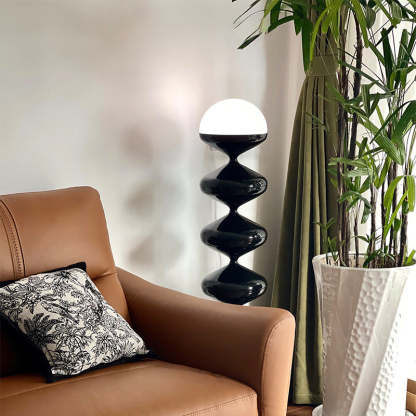 French Gourd Iron Acrylic Floor Lamp