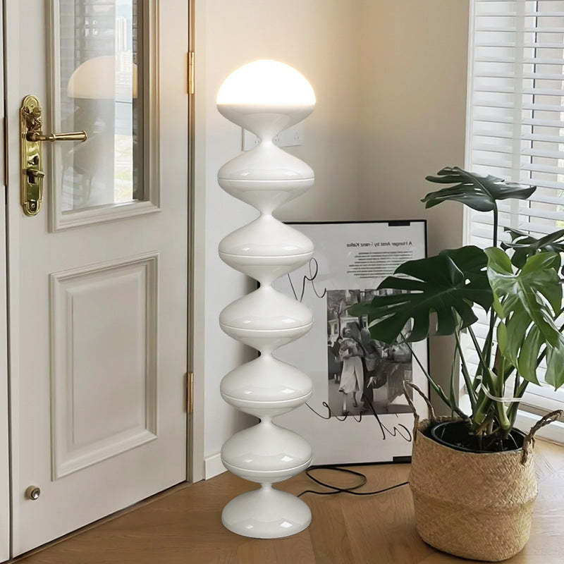French Gourd Iron Acrylic Floor Lamp