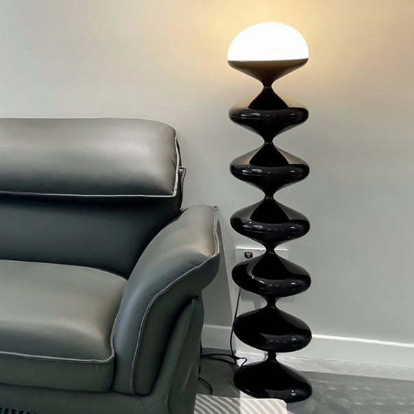 French Gourd Iron Acrylic Floor Lamp