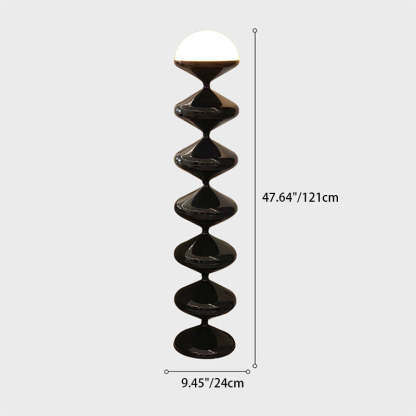 French Gourd Iron Acrylic Floor Lamp