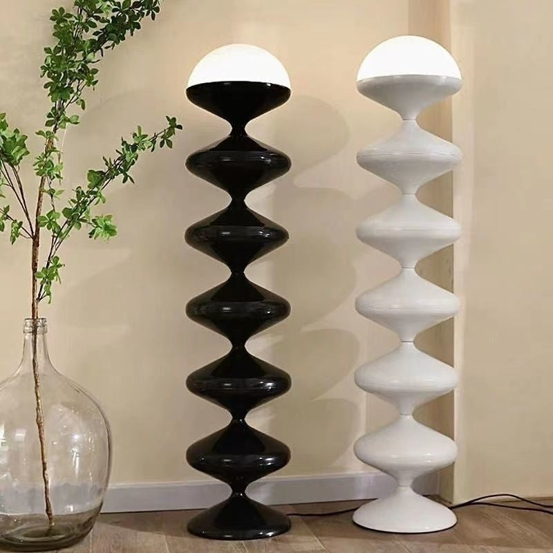 French Gourd Iron Acrylic Floor Lamp