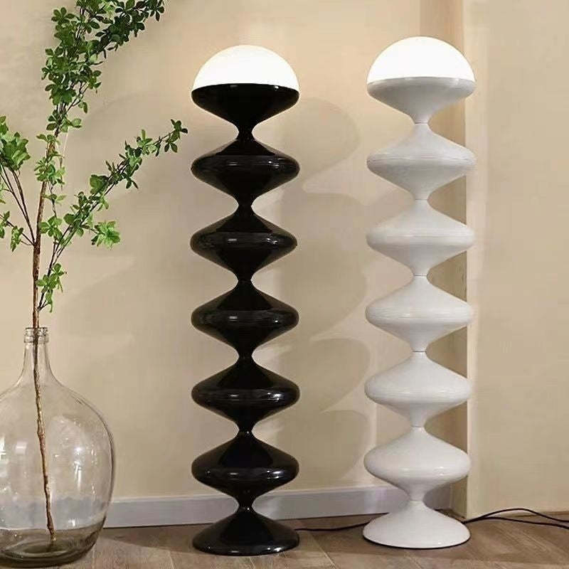 French Gourd Iron Acrylic Floor Lamp