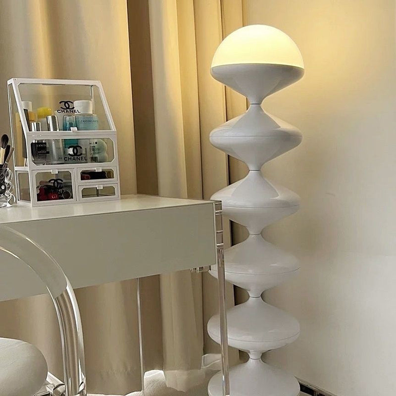 French Gourd Iron Acrylic Floor Lamp