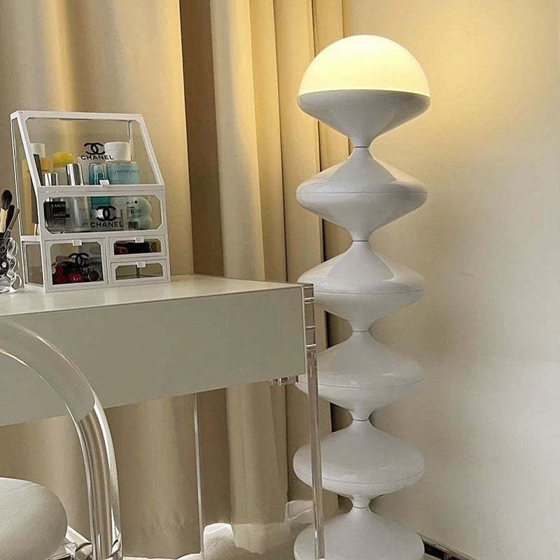 French Gourd Iron Acrylic Floor Lamp