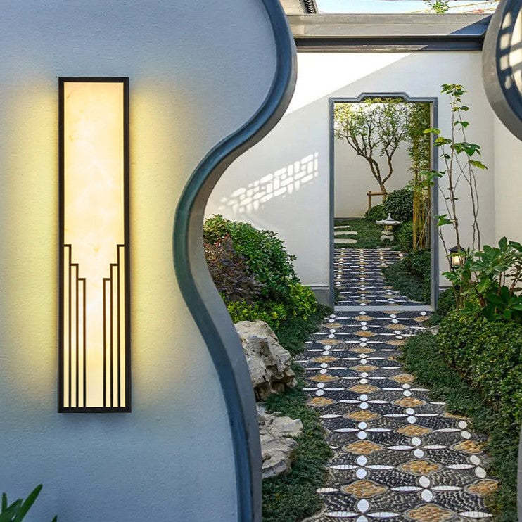 Chinese Stainless Steel Faux Wall Sconce - 01