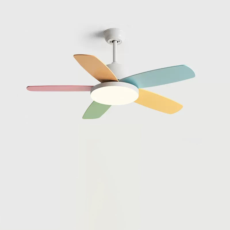 Scandinavian Macaron Blade Ceiling Fan