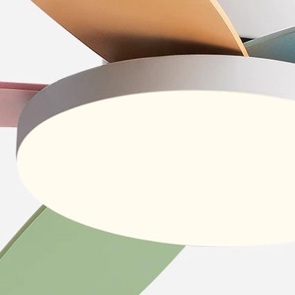 Scandinavian Macaron Blade Ceiling Fan
