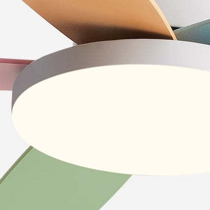 Scandinavian Macaron Blade Ceiling Fan