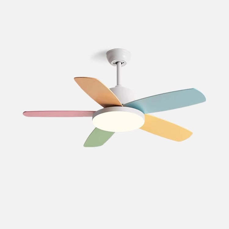 Scandinavian Macaron Blade Ceiling Fan