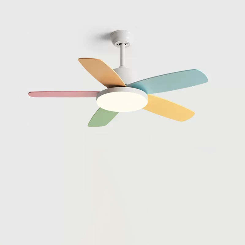 Scandinavian Macaron Blade Ceiling Fan