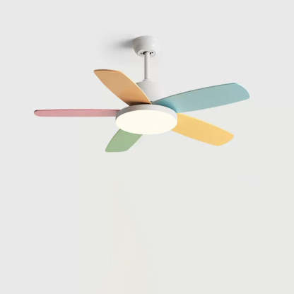 Scandinavian Macaron Blade Ceiling Fan