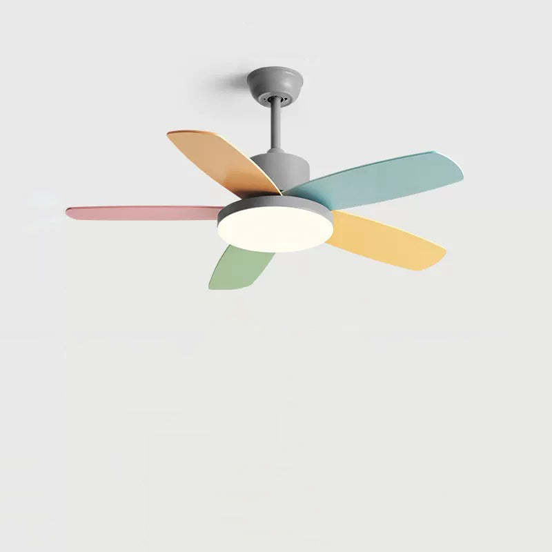 Scandinavian Macaron Blade Ceiling Fan