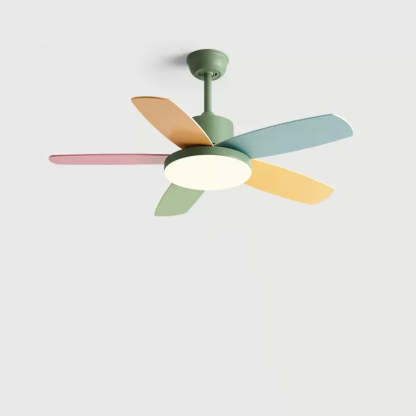 Scandinavian Macaron Blade Ceiling Fan