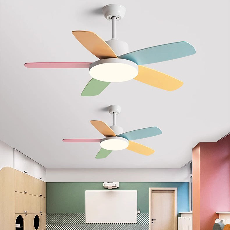 Scandinavian Macaron Blade Ceiling Fan