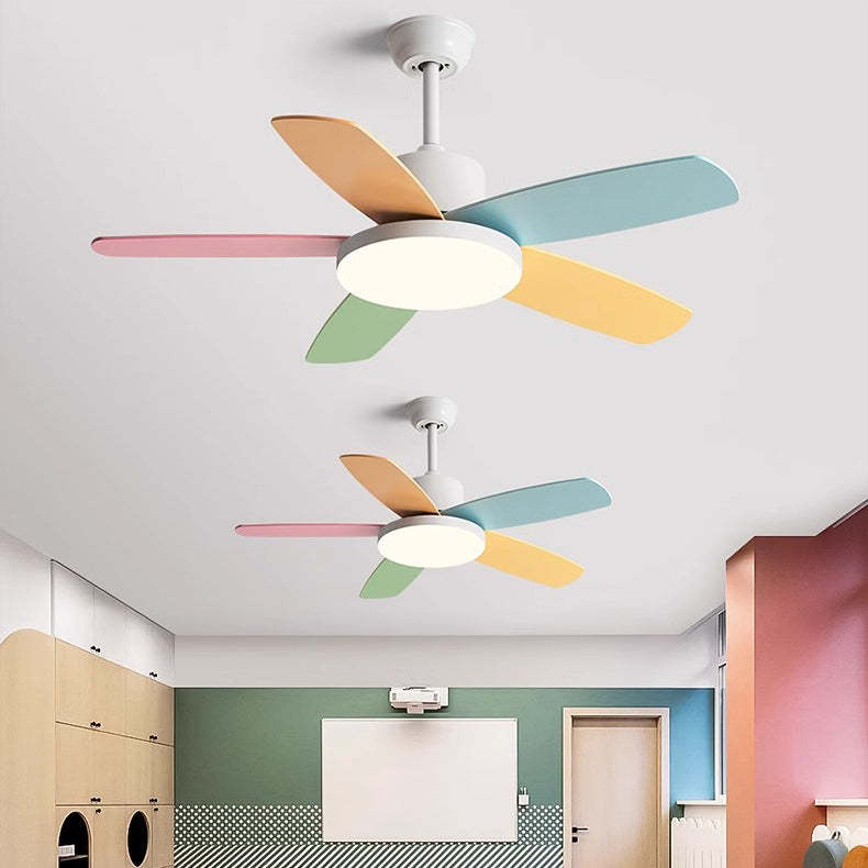 Scandinavian Macaron Blade Ceiling Fan