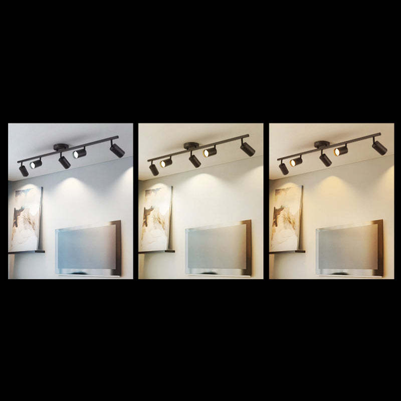 Contemporary Iron Aluminum Track Ceiling Light