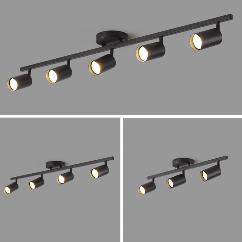 Contemporary Iron Aluminum Track Ceiling Light