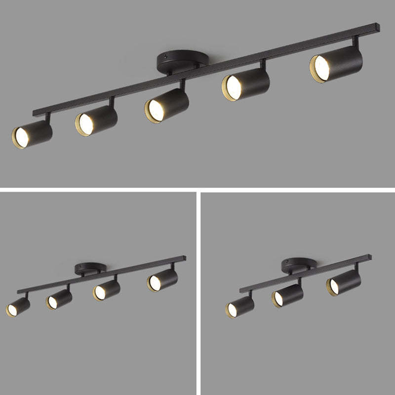 Contemporary Iron Aluminum Track Ceiling Light