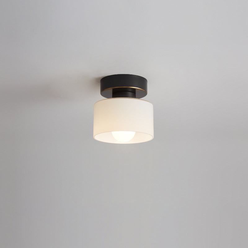 Nordic All-Copper Cylinder 1-Light Ceiling Light