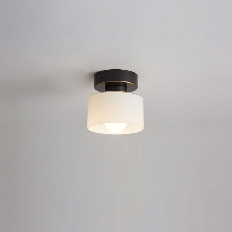 Nordic All-Copper Cylinder 1-Light Ceiling Light