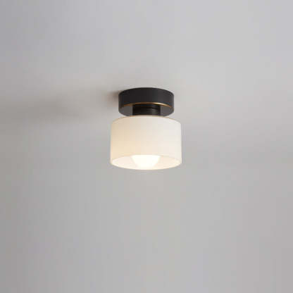 Nordic All-Copper Cylinder 1-Light Ceiling Light