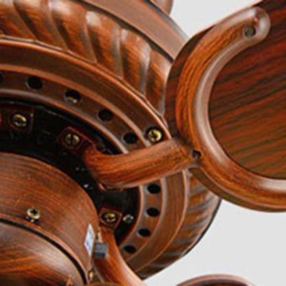 Traditional Tiffany Flower Stained Downrod