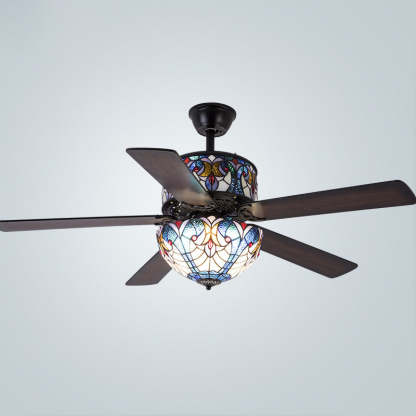 Traditional Tiffany Stained Dome Hardware