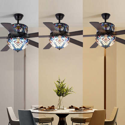 Traditional Tiffany Stained Dome Hardware