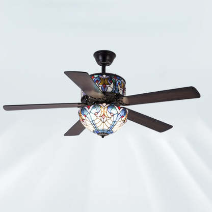 Traditional Tiffany Stained Dome Hardware