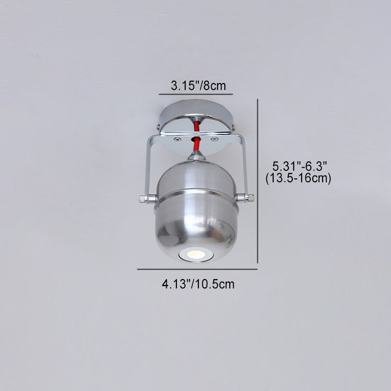 Minimalist Aluminum Iron Cylinder Ceiling Light