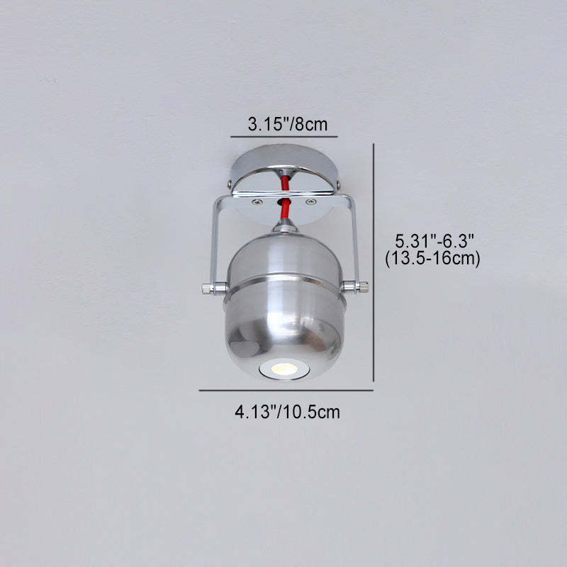 Minimalist Aluminum Iron Cylinder Ceiling Light