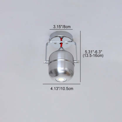 Minimalist Aluminum Iron Cylinder Ceiling Light