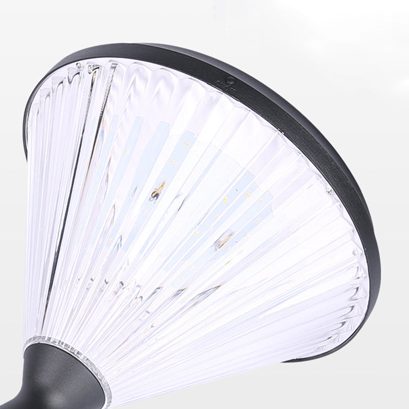 Modern Conical Aluminum LED Solar Wall Sconce