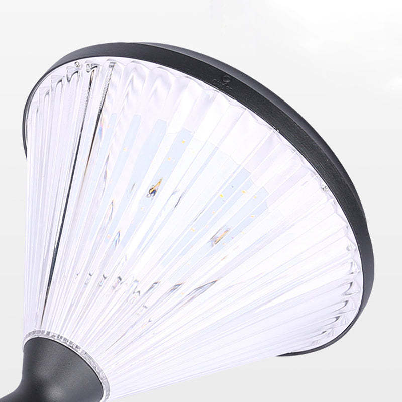 Modern Conical Aluminum LED Solar Wall Sconce