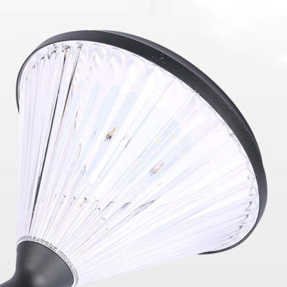 Modern Conical Aluminum LED Solar Wall Sconce