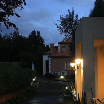 Modern Conical Aluminum LED Solar Wall Sconce