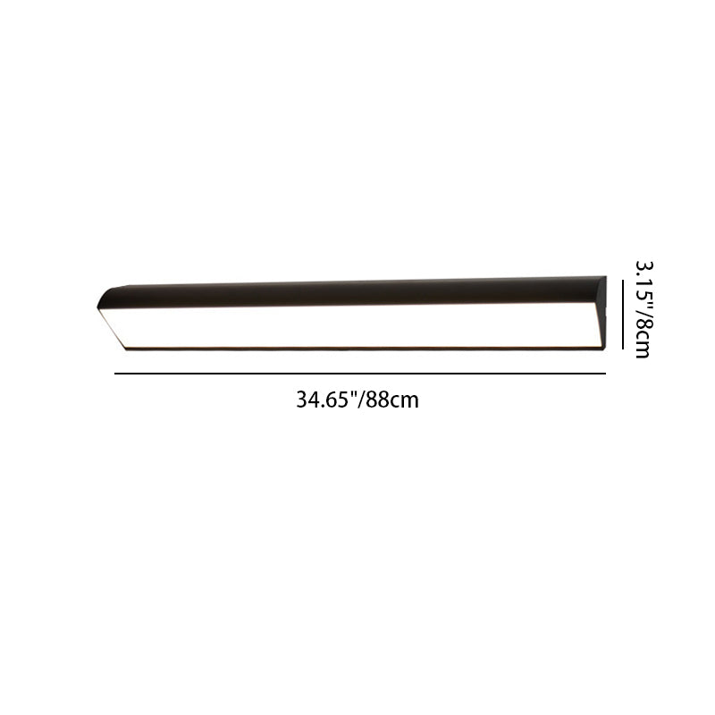 Modern Long Strip Aluminum LED Wall Sconce