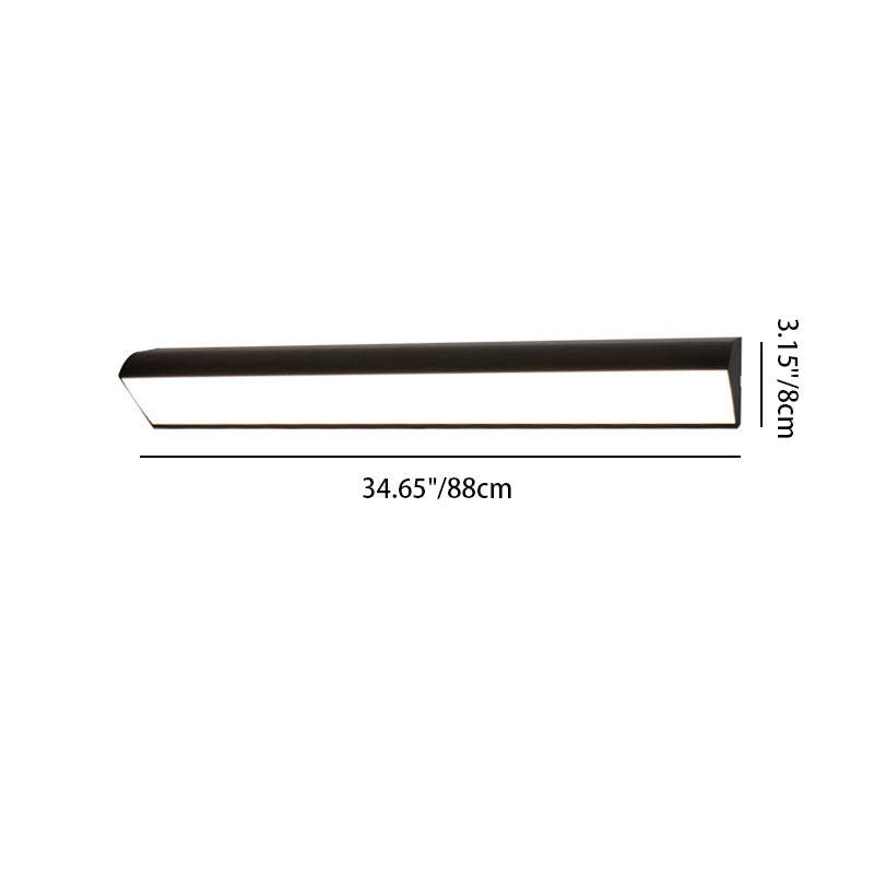 Modern Long Strip Aluminum LED Wall Sconce