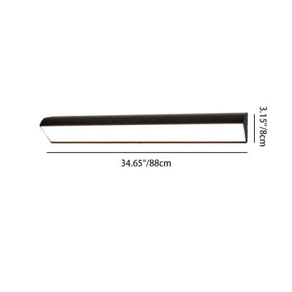 Modern Long Strip Aluminum LED Wall Sconce