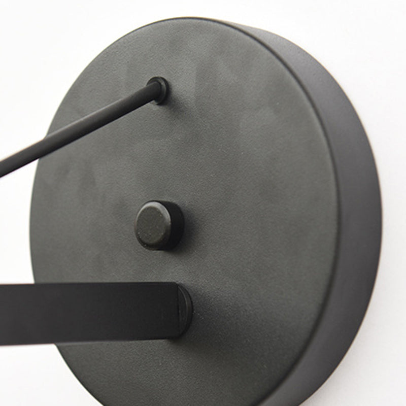 Nordic Iron Geometric Cone Outdoor Wall Sconce
