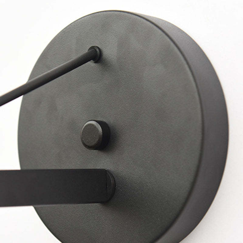 Nordic Iron Geometric Cone Outdoor Wall Sconce