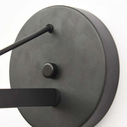 Nordic Iron Geometric Cone Outdoor Wall Sconce