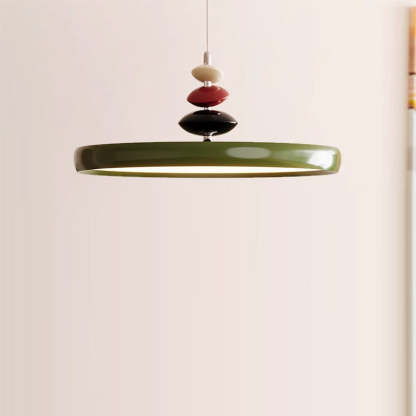 Scandinavian Aluminum Acrylic Circle Pendant Light