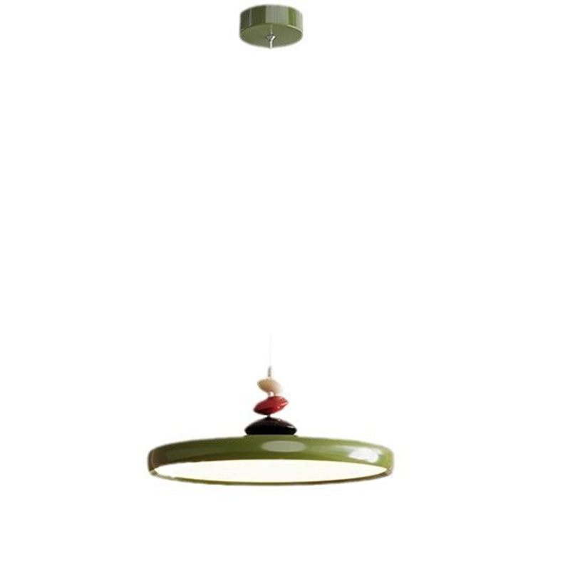 Scandinavian Aluminum Acrylic Circle Pendant Light